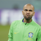 Dani Alves, en una imatge d’arxiu amb l’equipació de la selecció del Brasil.