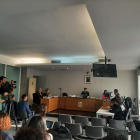 Vista de la segona sessió del judici celebrada ahir al Jutjat Penal 2 de Lleida.