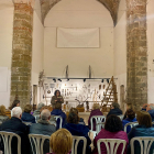 Teresa Ibars va presentar ‘Dones i literatura rural’ a la capella de Sant Gaietà d’Aitona divendres.