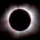 Fotografía de archivo de un eclipse solar.