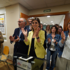 Marta Vilalta va seguir els resultats a la seu dels republicans a Lleida.