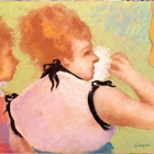 El pastel sobre cartró ‘Elogi del maquillatge’, d’Edgar Degas.