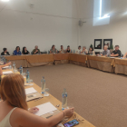 Una trentena d’experts de diferents àmbits, ahir en el seminari al Parador de Lleida.