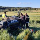 Agents de la Unitat Tècnica de Seguretat Aèria dels Mossos d’Esquadra es van fer càrrec de la investigació a Vilanova de l’Aguda.