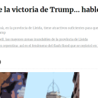 La noticia de Trump i Tremp, al Diari de Tarragona