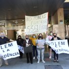 Veïns de Pardinyes van entregar a la Paeria 5.361 firmes a favor del geriàtric el maig del 2021.