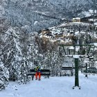 Les pistes de Baqueira van acollir ahir una elevada afluència de públic en la seua primera jornada. - MARTA LLUVICH/ACN