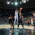 Chevez Goodwin va jugar el seu últim partit amb l’Hiopos Lleida a la pista del Surne Bilbao. - ACB PHOTO