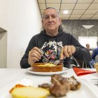 Guillermo Márquez va atendre SEGRE ahir quan dinava al restaurant Casa Aurora. - JORDI ECHEVARRIA