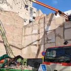 La retirada de runa de l'enderroc del carrer Nord col·lapsa la rambla Ferran / Joan Martí