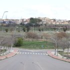 Vista de la rotonda d’accés a la futura zona comercial de Torre Salses. - MAGDALENA ALTISENT