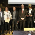 Àngel Ros, els pares de Marc i Àlex Márquez, Jordi Basté, el Sr. Postu i Xavier Pérez.