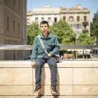 Andrés S.L., un dels afectats per l’eliminació del temps d’espera d’asil, a Lleida. - PAU PASCUAL PRAT