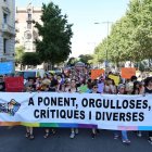 La manifestació de l’Orgull LGTBIQ+ a Lleida. - AMADO FORROLLA
