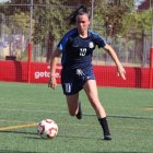 Marta Charle, durant un entrenament amb el Getafe. - CD GETAFE
