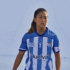 La centrecampista Honoka Yonei, durant un partit amb l’Sporting de Huelva. - SPORTING DE HUELVA