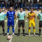 Òscar Rubio, exercint de capità davant l’Andratx en l’últim partit de Lliga de la passada temporada. - JORDI ECHEVARRIA