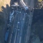 Vistes aèries de l'accident de trens a Còrdova / Guardia Civil