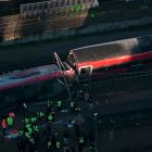 Imatges aèries de l'accident de trens a Adamuz / Guardia Civil