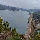 El pantà de Rialb, en una imatge presa ahir, està al 90% de capacitat, amb 362 hm. - AGENTS RURALS