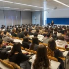 Estudiants en una aula de la UdL el dia de la jornada de portes obertes. - PAU PASCUAL PRAT