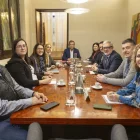 Constitució del grup de treball a la Paeria de Lleida amb els alcaldes i representants municipals. - J. ECHEVARRIA