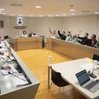 Els alcaldes de la Segarra van aprovar la declaració ahir a la seu del Consell Comarcal. - JORDI BONILLA