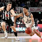 Darius McGhee, durant un partit la temporada passada amb el Bourg francès.