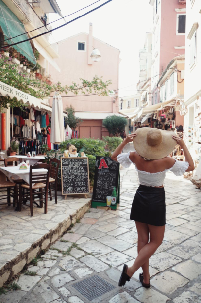 Carrers amb encant a Corfu, Grècia