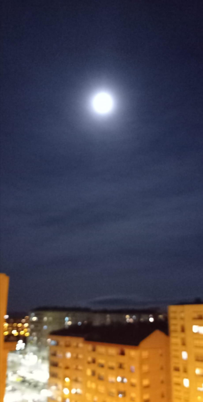 Lluna plena a Burgos