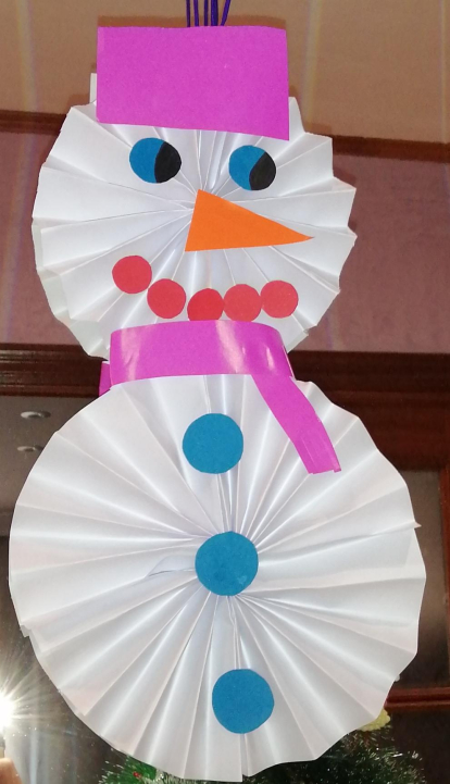La meva filla de 9 anys ha fet aquest ninot de neu, es una artista!