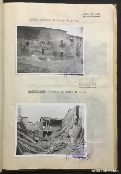 Imatges dels efectes del bombardeig de l'aviació italiana sobre localitats de Lleida a la Guerra Civil espanyola