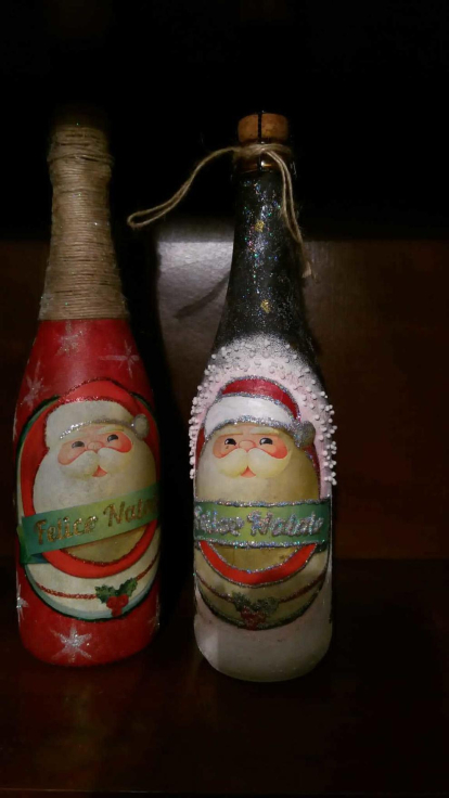 Botelles de Cava fetes manualment per gaudir d'aquest nadal!  VIKTORIIA HAVIADA