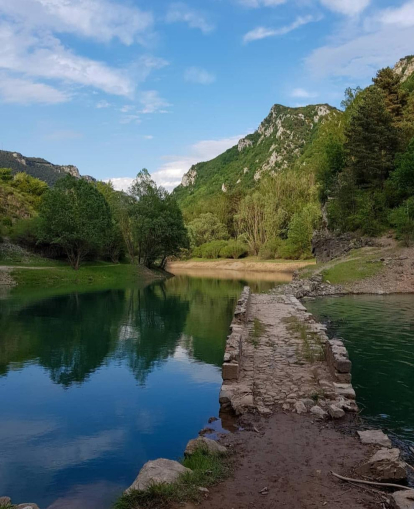 La foto de avans, Embassament d Escales ... Pont de Suert  ... com aquesta ...