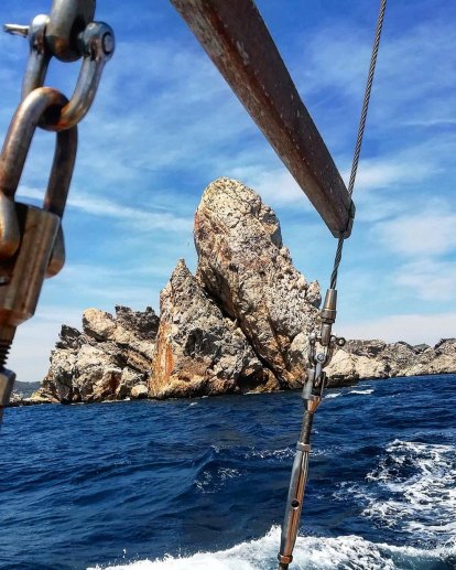 les meves vacances , són petites escapades .Aquesta amb la colla , illes medes