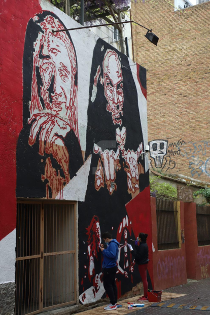 Primer festival a Lleida ciutat en què cinc artistes 'decoren' amb murals carrers del Centre Històric