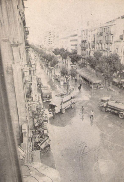 Vista de la Rambla Ferran de Lleida.