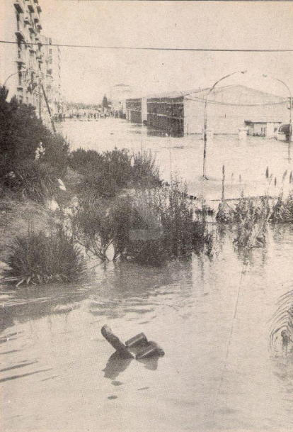 La inundación en Lleida ciudad.