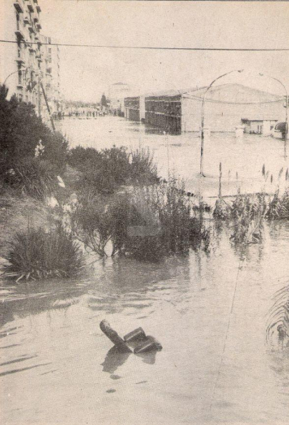 La inundació a Lleida ciutat.