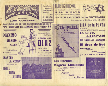 Anuncis de la Festa Major de maig de 1936.