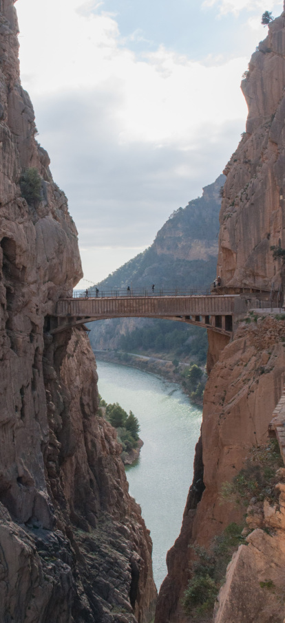 Icònic. El pont penjant és una de les fotografies icòniques que es poden fer durant el recorregut.