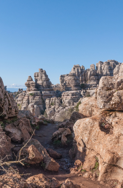 De pel·lícula. Un dels paisatges que ofereix el Torcal.