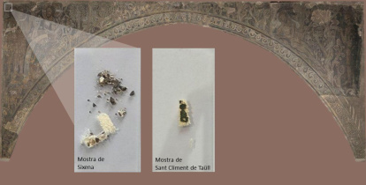 Micromostra pictòrica de Sixena de fa quinze dies i una altra de Sant Climent de Taüll de fa 20 anys.