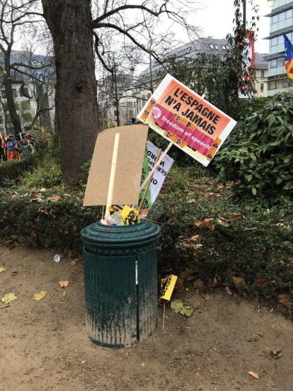 Miles de leridanos han viajado hasta la capital de Bélgica.