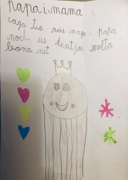 Dibuixa'ns com imagines el teu Nadal.