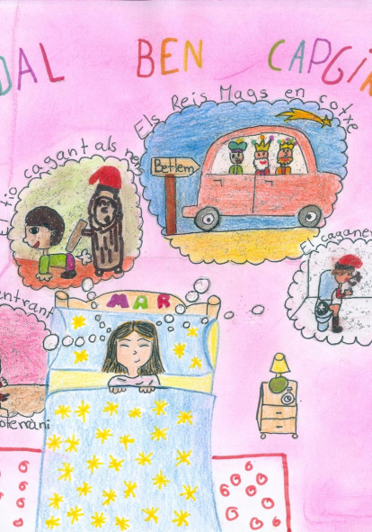 Dibuixa'ns com imagines el teu Nadal.