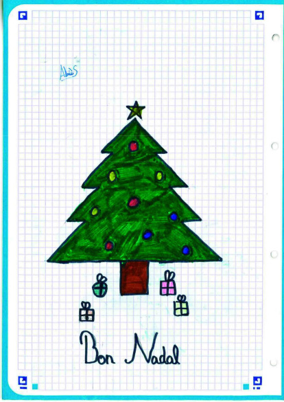 Dibuixa'ns com imagines el teu Nadal.