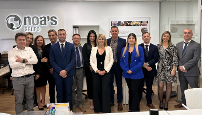 De izquierda a derecha: Toni Pérez, Alejandra Marmaneu, Mª Carmen Segura, Vicente Montoro, Miquel Sisó, Julio García, Sara Palau, Adela Pérez, Àngel Lleopart, María Fernanda Suárez, Paco Garrido, Pepita Batlle y Sergio Alarcón.