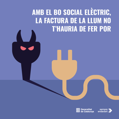 La Generalitat impulsa una campanya informativa per donar a conèixer el bo social elèctric.