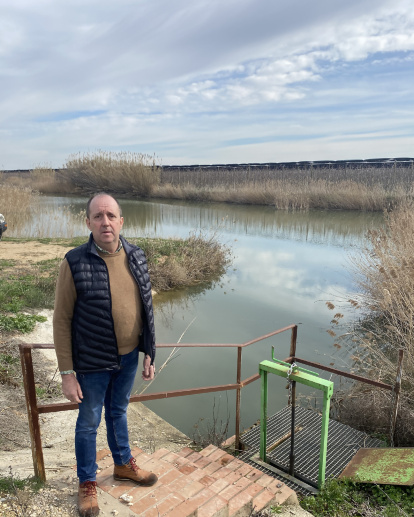 Vista des de Tiurana del pantà de Rialb, al Segre, que acumula més aigua que fa un any.